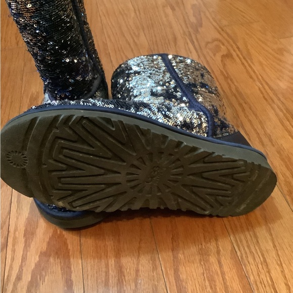 Ugg Blue Sequin Boots - Picture 9 of 11
